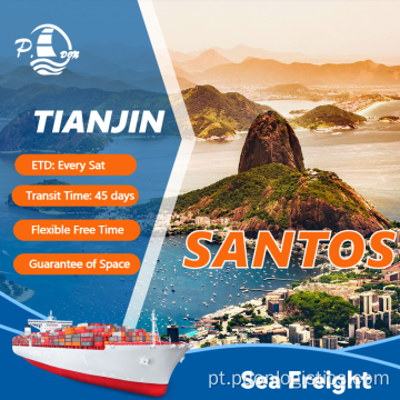 Envio de Tianjin para Santos Brasil